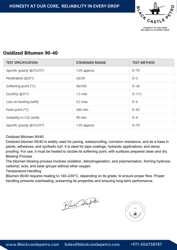 Oxidized Bitumen 90/40